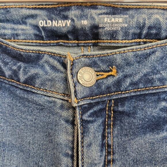 NWT Old Navy High Rise Flare Jeans Womens 16 - Picture 3 of 10